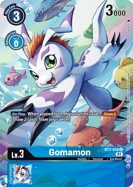 Gomamon [BT7-018] (Alternate Art) [Next Adventure] | Red Riot Games CA