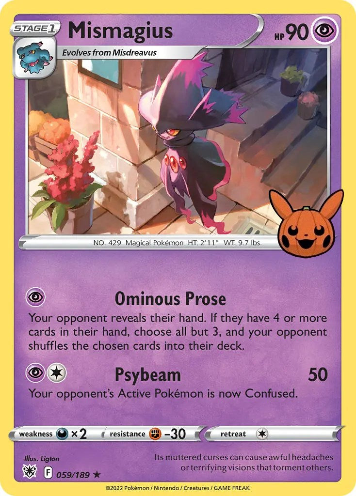 Mismagius (059/189) [Trick or Trade] | Red Riot Games CA