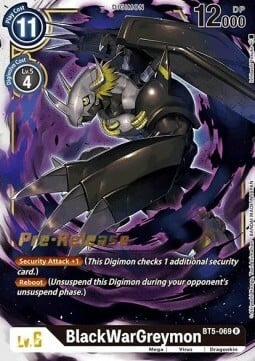 BlackWarGreymon [BT5-069] [Battle of Omni Pre-Release Promos] | Red Riot Games CA