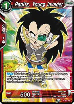 Raditz, Young Invader (P-294) [Tournament Promotion Cards] | Red Riot Games CA