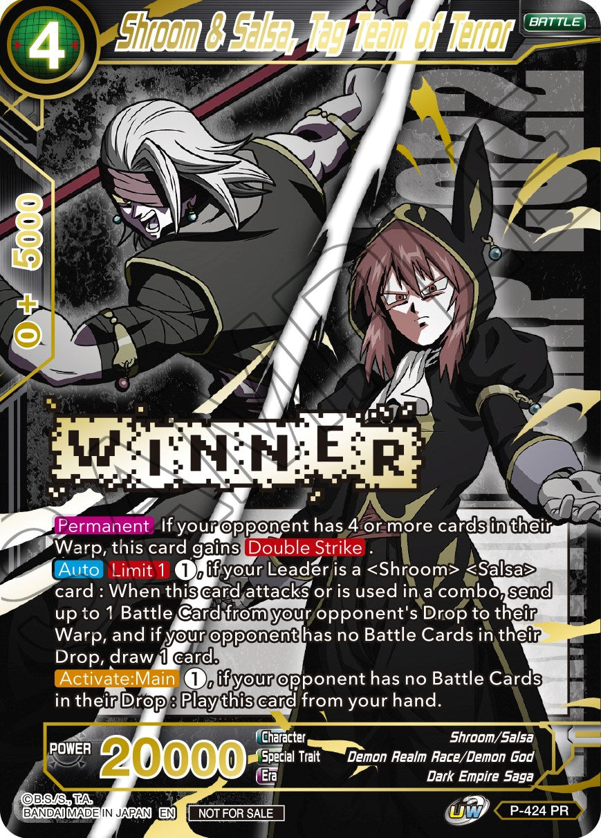 Shroom & Salsa, Tag Team of Terror (Championship Pack 2022 Vol.2) (Winner Gold Stamped) (P-424) [Promotion Cards] | Red Riot Games CA