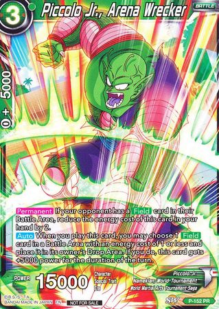 Piccolo Jr., Arena Wrecker (Power Booster: World Martial Arts Tournament) (P-152) [Promotion Cards] | Red Riot Games CA