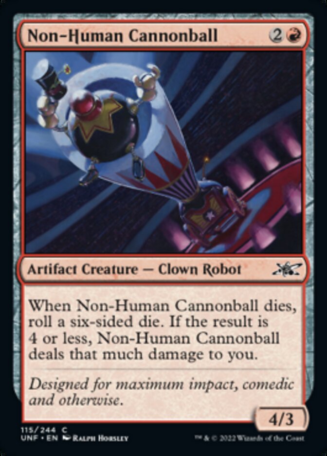 Non-Human Cannonball [Unfinity] | Red Riot Games CA