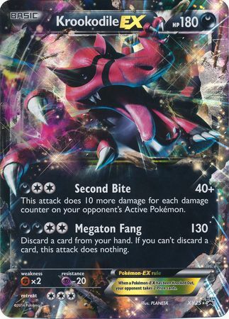 Krookodile EX (XY25) (Jumbo Card) [XY: Black Star Promos] | Red Riot Games CA