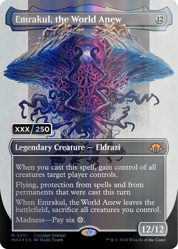 Emrakul, the World Anew (Borderless) (Serial Numbered) [Modern Horizons 3] | Red Riot Games CA