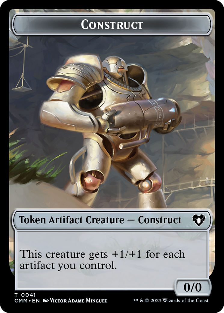 Thopter // Construct (41) Double-Sided Token [Commander Masters Tokens] | Red Riot Games CA