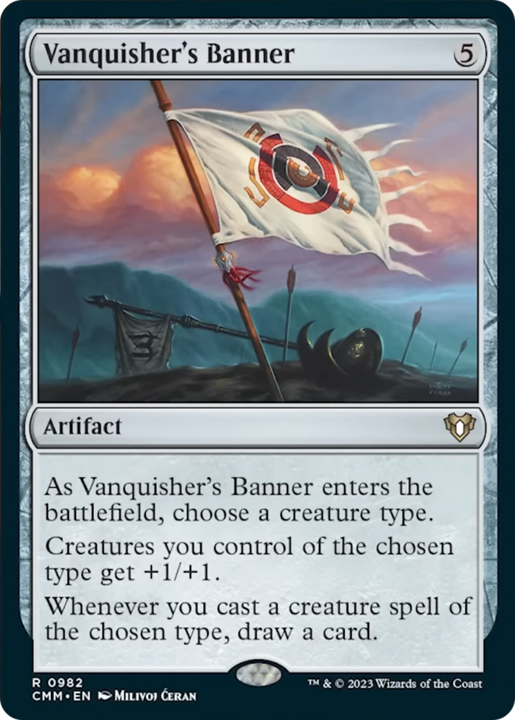 Vanquisher's Banner [Commander Masters] | Red Riot Games CA