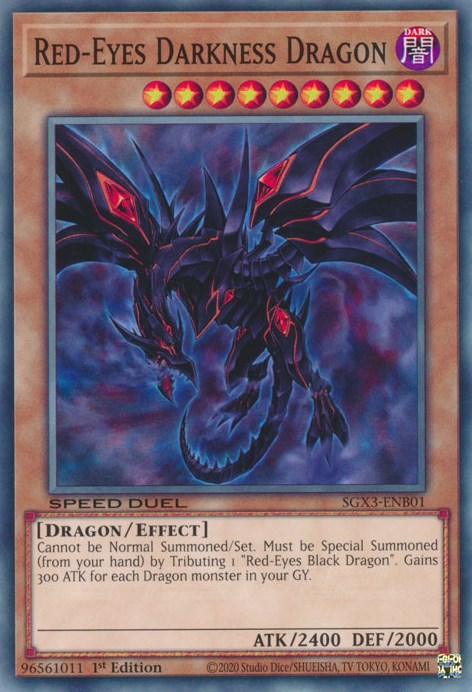 Red-Eyes Darkness Dragon [SGX3-ENB01] Common | Red Riot Games CA