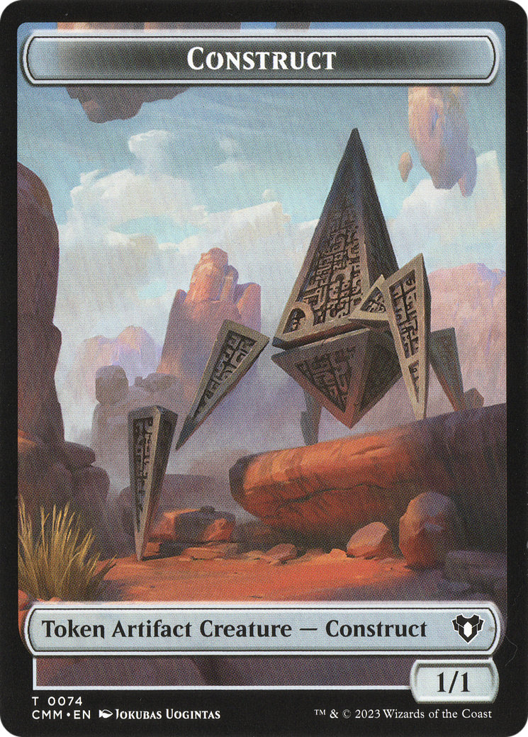 Thopter // Construct (0074) Double-Sided Token [Commander Masters Tokens] | Red Riot Games CA