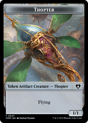 Thopter // Construct (0074) Double-Sided Token [Commander Masters Tokens] | Red Riot Games CA