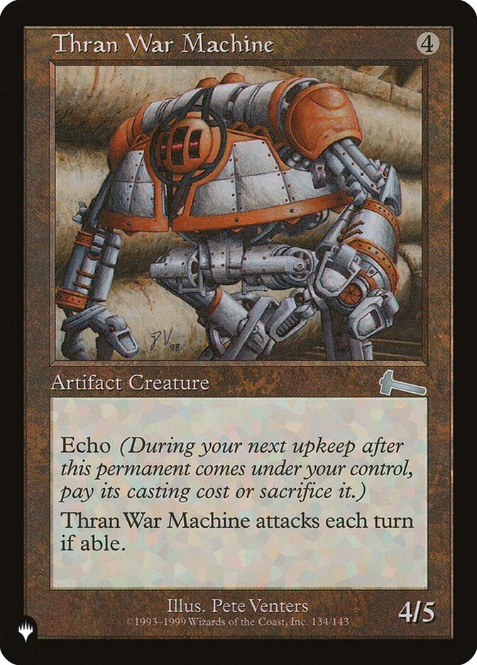 Thran War Machine [The List] | Red Riot Games CA