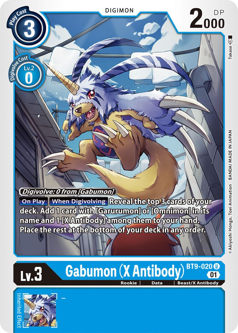 Gabumon (X Antibody) [BT9-020] [X Record] | Red Riot Games CA