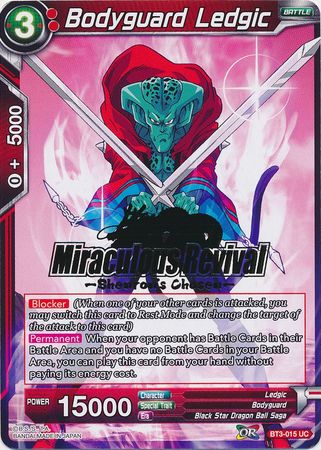 Bodyguard Ledgic (Shenron's Chosen Stamped) (BT3-015) [Tournament Promotion Cards] | Red Riot Games CA