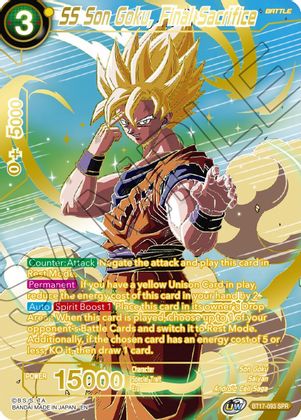 SS Son Goku, Final Sacrifice (SPR) (BT17-093) [Ultimate Squad] | Red Riot Games CA