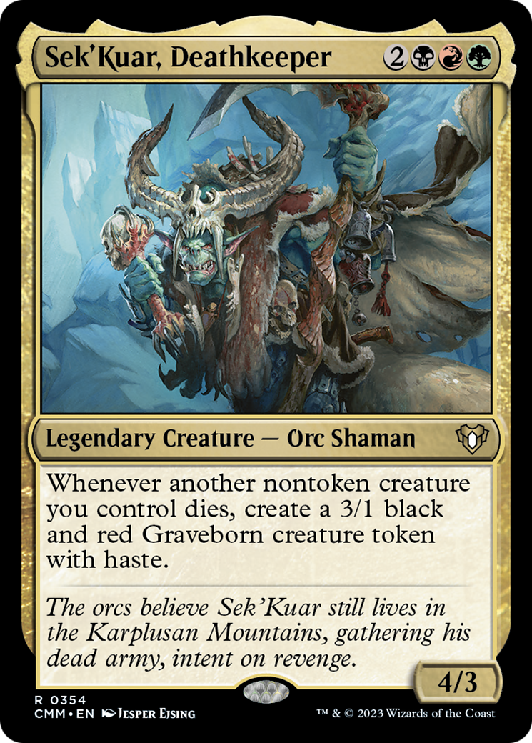 Sek'Kuar, Deathkeeper [Commander Masters] | Red Riot Games CA