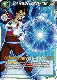 King Vegeta's Surprise Attack (OTAKON 2019) (BT1-079) [Promotion Cards] | Red Riot Games CA