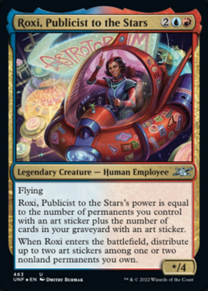 Roxi, Publicist to the Stars (Galaxy Foil) [Unfinity] | Red Riot Games CA