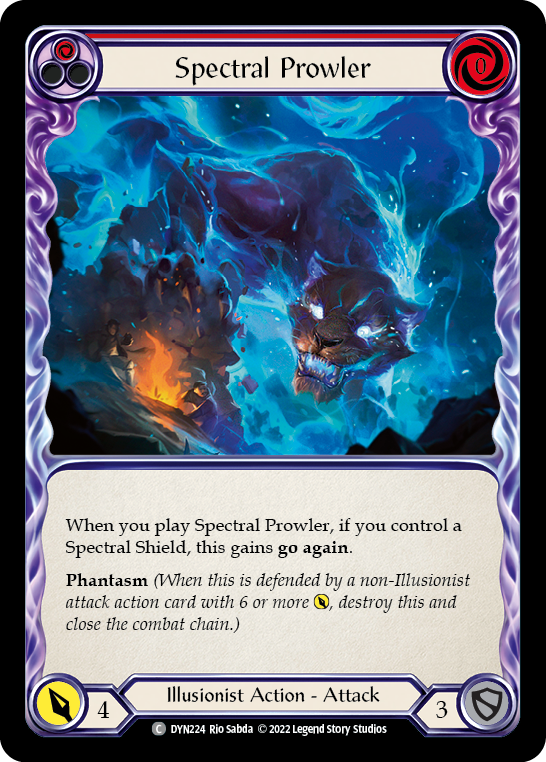 Spectral Prowler (Red) [DYN224] (Dynasty) | Red Riot Games CA