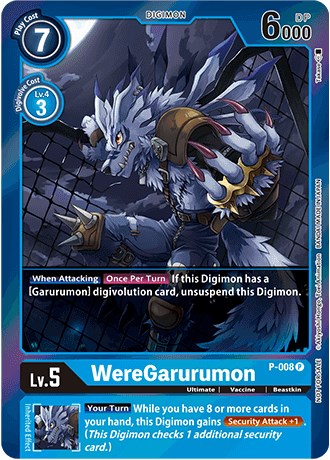 WereGarurumon [P-008] (Gift Box 2022) [Promotional Cards] | Red Riot Games CA