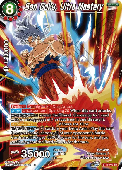 Son Goku, Ultra Mastery (BT16-005) [Realm of the Gods] | Red Riot Games CA