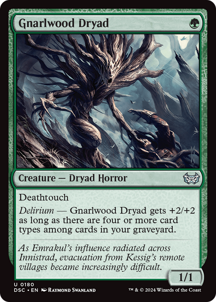 Gnarlwood Dryad [Duskmourn: House of Horror Commander] | Red Riot Games CA