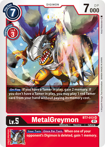 MetalGreymon [BT7-013] [Next Adventure] | Red Riot Games CA