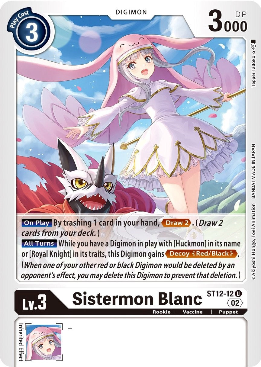 Sistermon Blanc [ST12-12] [Starter Deck: Jesmon] | Red Riot Games CA