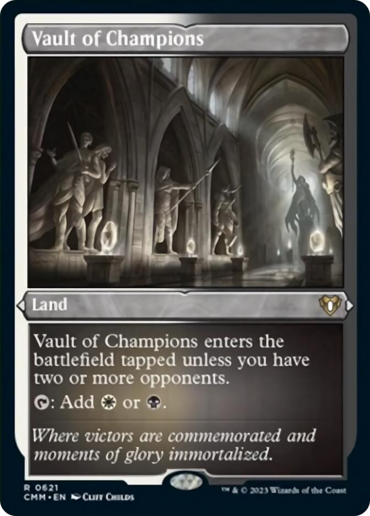 Vault of Champions (Foil Etched) [Commander Masters] | Red Riot Games CA