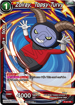 Zoiray, Topsy-Turvy (P-317) [Tournament Promotion Cards] | Red Riot Games CA