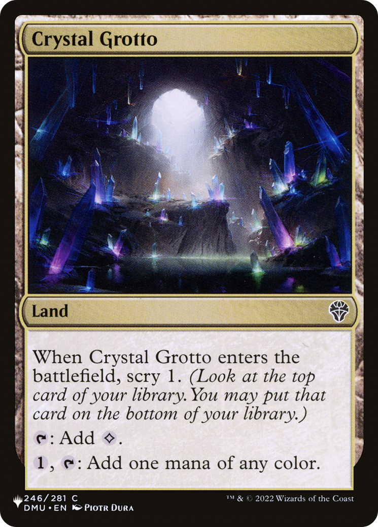 Crystal Grotto [The List Reprints] | Red Riot Games CA