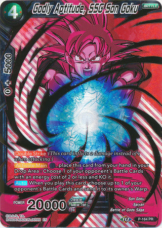 Godly Aptitude, SSG Son Goku (P-164) [Promotion Cards] | Red Riot Games CA