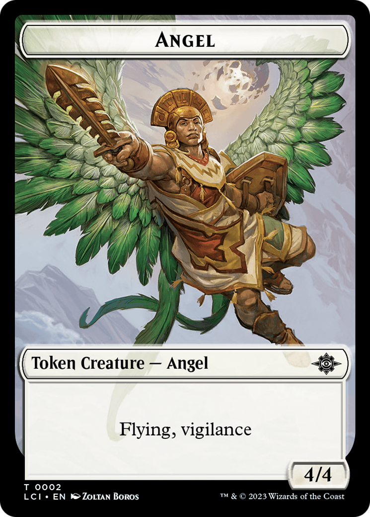 Angel Token [The Lost Caverns of Ixalan Tokens] | Red Riot Games CA