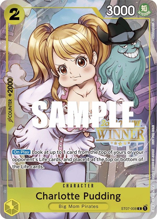 Charlotte Pudding (Offline Regional 2023) [Winner] [One Piece Promotion Cards] | Red Riot Games CA
