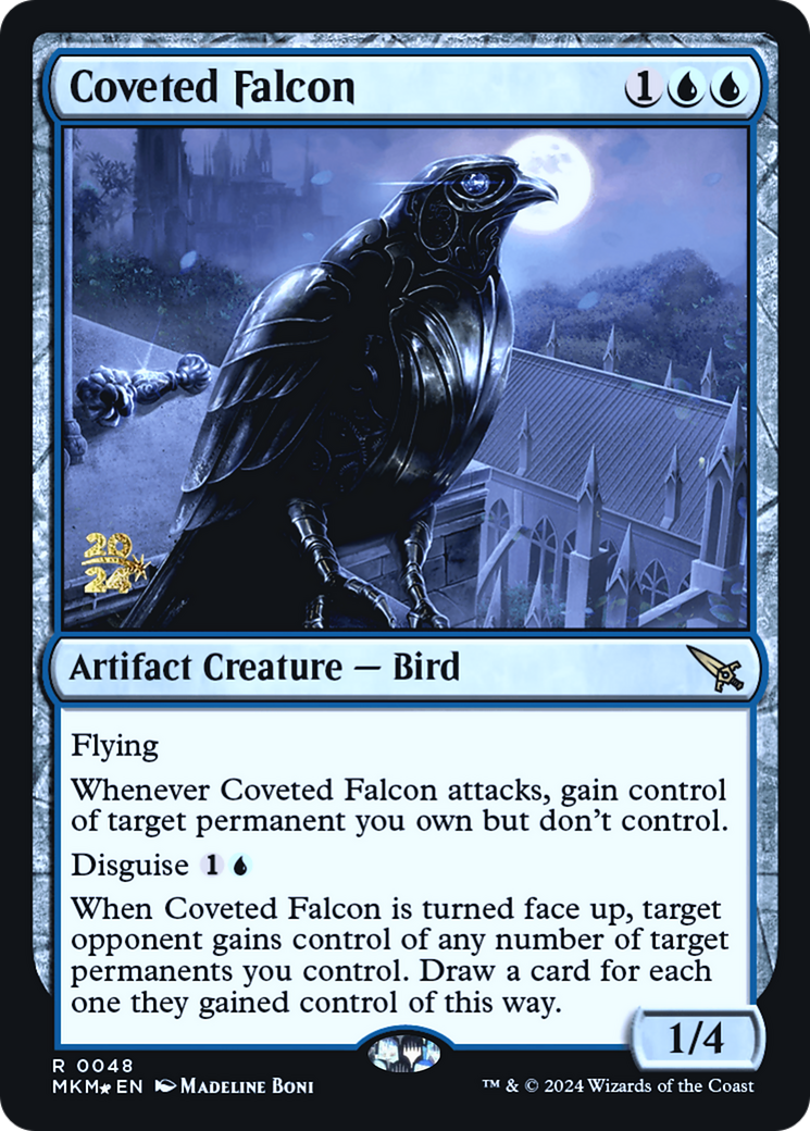 Coveted Falcon [Murders at Karlov Manor Prerelease Promos] | Red Riot Games CA