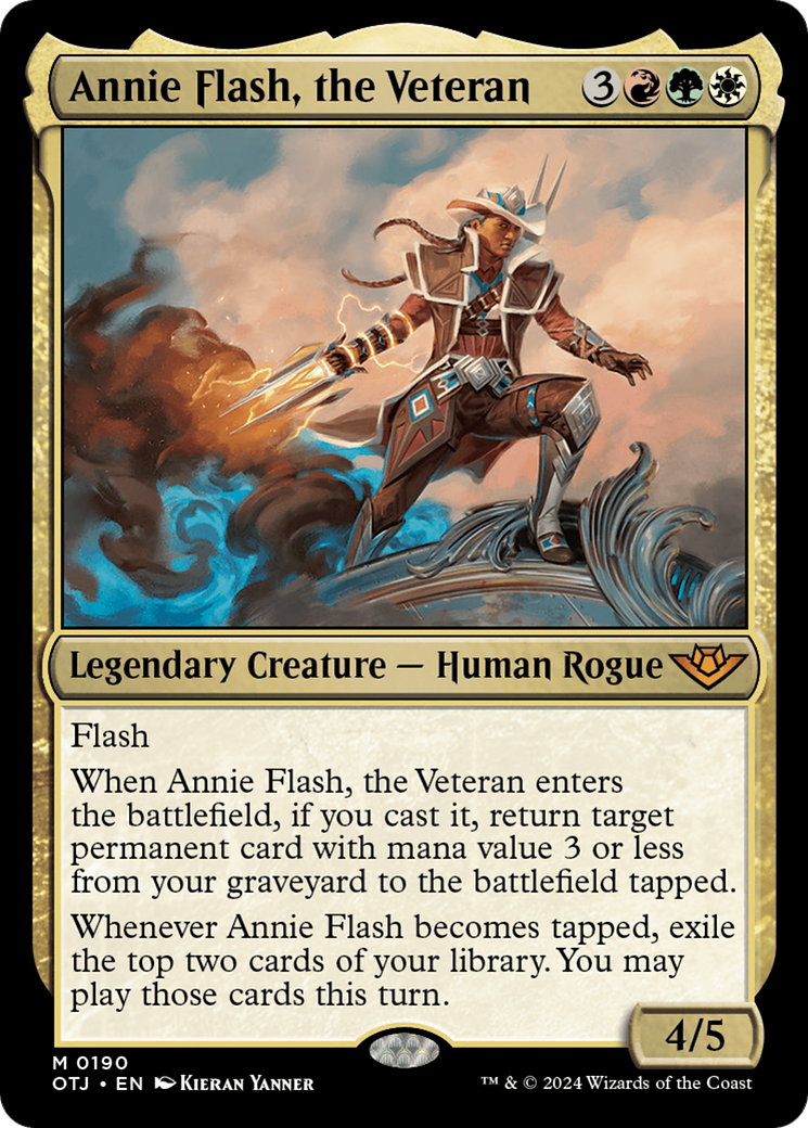 Annie Flash, the Veteran [Outlaws of Thunder Junction] | Red Riot Games CA