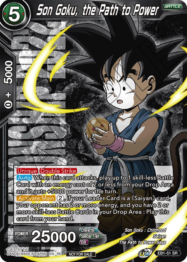 Son Goku, the Path to Power (Championship 2022) (EB1-51) [Promotion Cards] | Red Riot Games CA