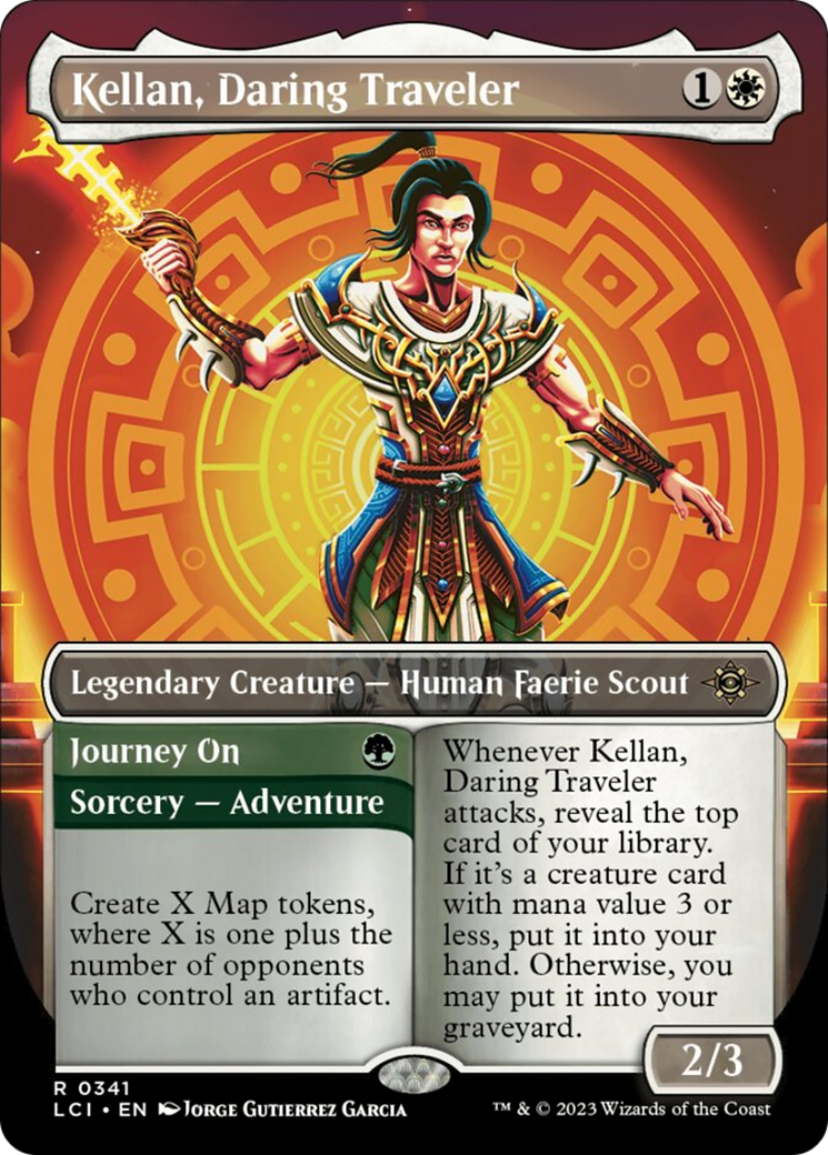 Kellan, Daring Traveler (Borderless) [The Lost Caverns of Ixalan] | Red Riot Games CA