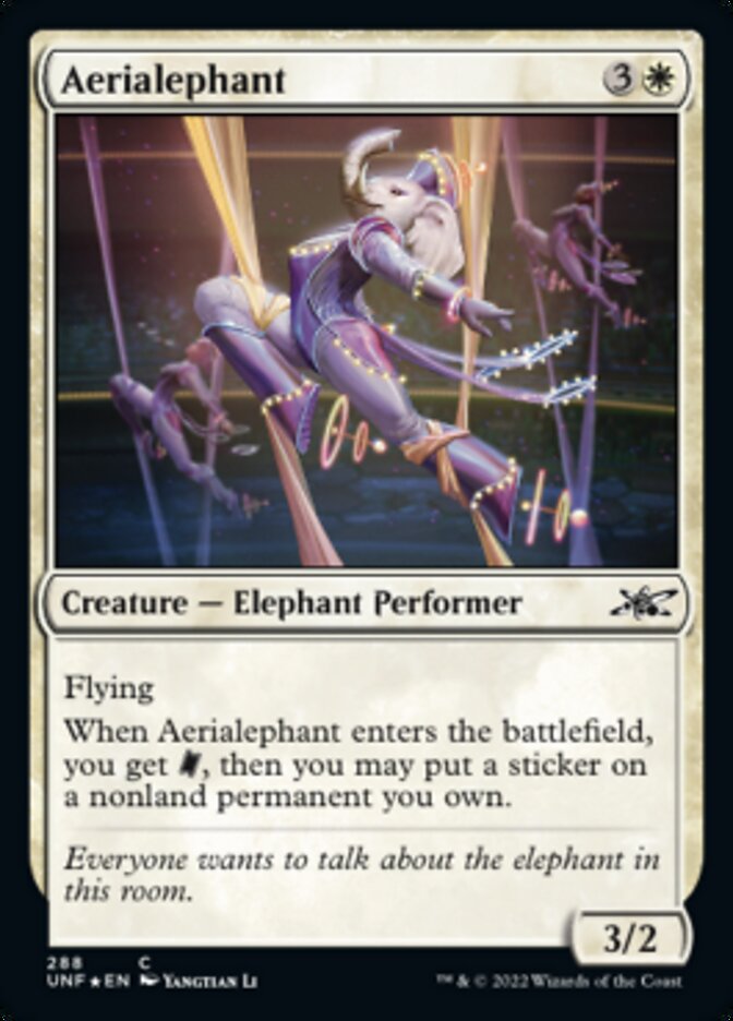 Aerialephant (Galaxy Foil) [Unfinity] | Red Riot Games CA