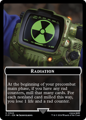 Radiation // Zombie Mutant Double-Sided Token [Fallout Tokens] | Red Riot Games CA