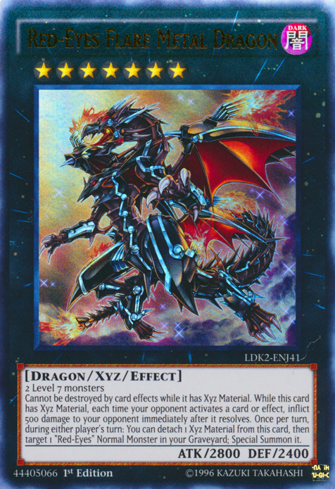 Red-Eyes Flare Metal Dragon [LDK2-ENJ41] Ultra Rare | Red Riot Games CA