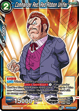 Commander Red, Red Ribbon Unifier (BT17-037) [Ultimate Squad] | Red Riot Games CA