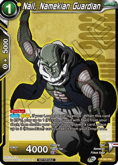 Nail, Namekian Guardian (P-397) [Promotion Cards] | Red Riot Games CA