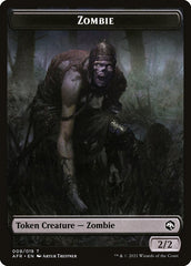 Zombie // Dog Illusion Double-Sided Token [Dungeons & Dragons: Adventures in the Forgotten Realms Tokens] | Red Riot Games CA