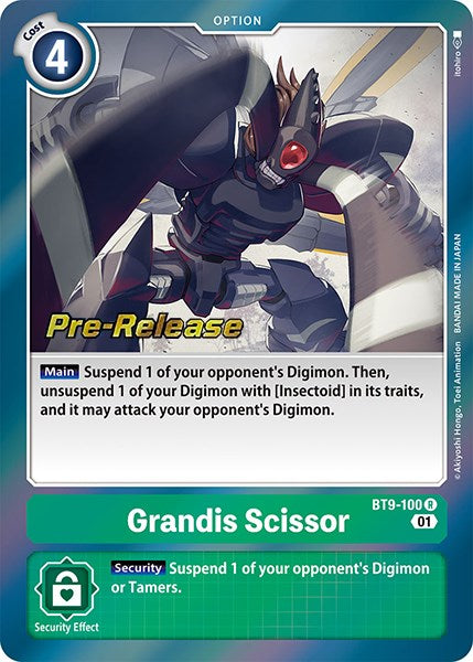 Grandis Scissor [BT9-100] [X Record Pre-Release Promos] | Red Riot Games CA