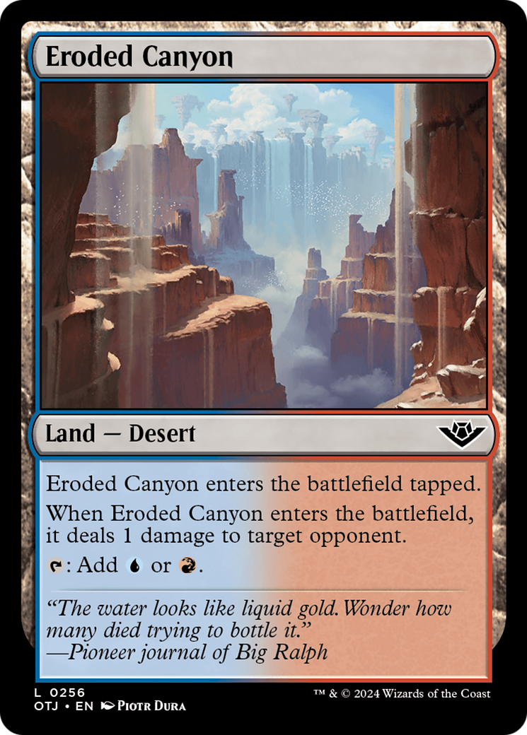 Eroded Canyon [Outlaws of Thunder Junction] | Red Riot Games CA