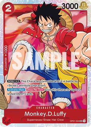 Monkey.D.Luffy [Romance Dawn] – Red Riot Games CA