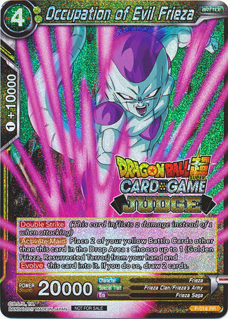 Occupation of Evil Frieza (P-018) [Judge Promotion Cards] | Red Riot Games CA