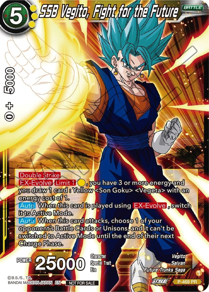 SSB Vegito, Fight for the Future (Z03 Dash Pack) (P-469) [Promotion Cards] | Red Riot Games CA