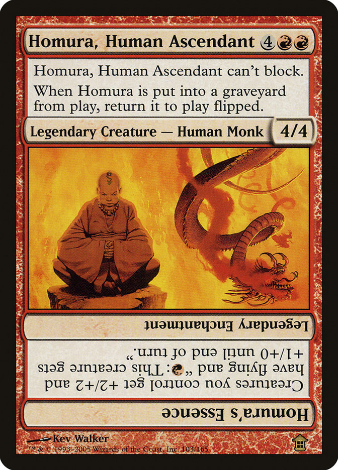 Homura, Human Ascendant // Homura's Essence [Saviors of Kamigawa] | Red Riot Games CA
