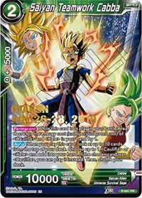 Saiyan Teamwork Cabba (OTAKON 2019) (P-041) [Promotion Cards] | Red Riot Games CA